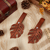 4Pcs PU Leather Skirt Hikes Clips AJEW-PH0007-98B-4