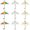 3Pcs 3 Colors Resin Pendants CRES-YW0002-77-1
