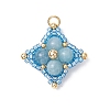 Natural & Synthetic Mixed Gemstone & Glass Seed Beaded Star Pendants PALLOY-MZ00691-3