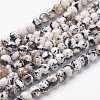 Synthetic Ocean White Jade Bead Strands X-G-J350-10mm-03-1