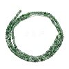 Natural Myanmar Jade/Burmese Jade Beads Strands G-A322-A02-2mm-5