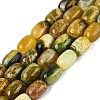 Natural Dragon Veins Agate Beads Strands G-Q606-42C-2