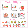 2Bags Paper Self Adhesive Decorative Stickers AJEW-SP0003-91-2