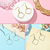 60Pcs 3 Styles Brass Linking Rings KK-YW0002-32-6