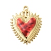 304 Stainless Steel Enamel Pendants STAS-K303-04G-06-1