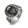 304 Stainless Steel Ring RJEW-B055-04AS-11-1