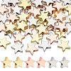 60Pcs 3 Colors Brass Beads KK-PH0012-16-1