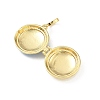 Brass Enamel Photo Locket Pendants KK-A303-19B-G-2