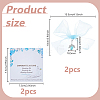 2Pcs Angel Polyester & Plastic Alloy Brooch JEWB-DC0006-41-2