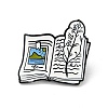 Ocean Knowledge Book Theme Enamel Pins JEWB-R001-04EB-03-1