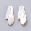 Natural White Shell Mother of Pearl Shell Pendants X-SSHEL-L017-011-2