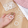 30Pcs 3 Styles PE Plastic Findings FIND-CY0001-68-3