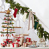 3Pcs 3 Colors Knitted Acrylic Fiber Hanging Stocking Bags AJEW-SP0004-03-7