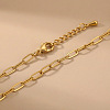 304 Stainless Steel Paperclip Chain Necklaces LS-BZ2870-4