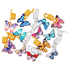 12Pcs Alloy Hair Coil Cuffs Set PALLOY-PH01465-3