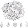 Unicraftale 100Pcs 5 Styles 304 Stainless Steel Pendants STAS-UN0021-26P-1