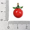 Alloy Enamel Pendants PALLOY-S059-01G-D-3