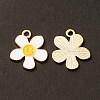 Alloy Enamel Pendants ENAM-C009-01G-05-1