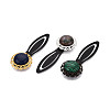 Alloy & Iron Bookmark Cabochon Settings PALLOY-N184-07AB-6