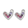 304 Stainless Steel Rhinestone Pendants SA-CBA49D2-09P-1