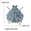 Alloy Rhinestone Brooch for Backpack Clothes PW-WG27B6F-02-1