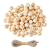 Wood Beads WOOD-FH0002-29B-1