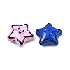Printed Opaque Acrylic Beads OACR-P035-01A-M-3