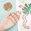 4Pcs Unisex PVD Vacuum Plating 304 Stainless Steel Figaro Chain Necklaces STAS-DC0003-27-2