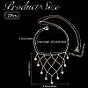 2Pcs Iron Rhinestone Sexy Shoulder Bra Body Chain FIND-GF0006-74B-2