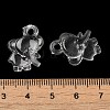 Transparent Acrylic Pendants TACR-G048-31-3