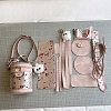 DIY Knitting PU Imitation Bag Making Kit PW-WG4FCC0-03-1