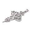 304 Stainless Steel Pendants X-STAS-M067-01P-2