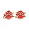 Alloy Enamel Pendants ENAM-G213-06LG-01-2