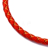 Polyester Cord Braided Bracelet Makings MAK-Z003-01P-07-2