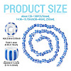 2Strands Handmade Lampwork Beads Strands BLOW-TADJ0001-01F-4