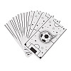 15Pcs Football Pattern Paper Bakery Bags ABAG-TA0002-32A-3