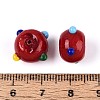 Handmade Lampwork Bumpy Beads LAMP-ZX003-07-02-4