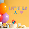 6 Sets 2 Colors Paper Self-Adhesive Stickers DIY-GA0009-63-4