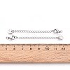 Tarnish Resistant 304 Stainless Steel Curb Chain Extender STAS-G310-06P-4
