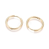 Ion Plating(IP) 304 Stainless Steel Huggie Hoop Earrings X-EJEW-F111A-20mm-G-2