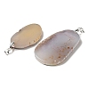 Natural Agate Big Pendants G-E613-02P-05-2