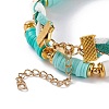 Handmade Polymer Clay Heishi Beads Bracelets Set X-BJEW-TA00040-03-7