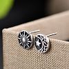 Alloy & 201 Stainless Steel Stud Earrings WGE2607-01-3