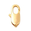 Brass Clasps KK-D407-19G-C-1
