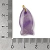 Natural Amethyst Pendants G-A297-01G-11-3
