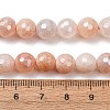 Electroplated Natural Pink Aventurine Beads Strands G-B191-A05-8mm-4