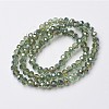 Electroplate Transparent Glass Beads Strands LS-EGLA-A034-T4mm-S11-2