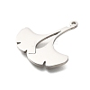 Anti-Tarnish 304 Stainless Steel Pendants STAS-S150-12P-2