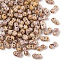 Picasso Glass Seed Beads SEED-Q038-02C-1