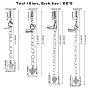 Unicraftale 304 Stainless Steel Chain Extender STAS-UN0009-53P-2